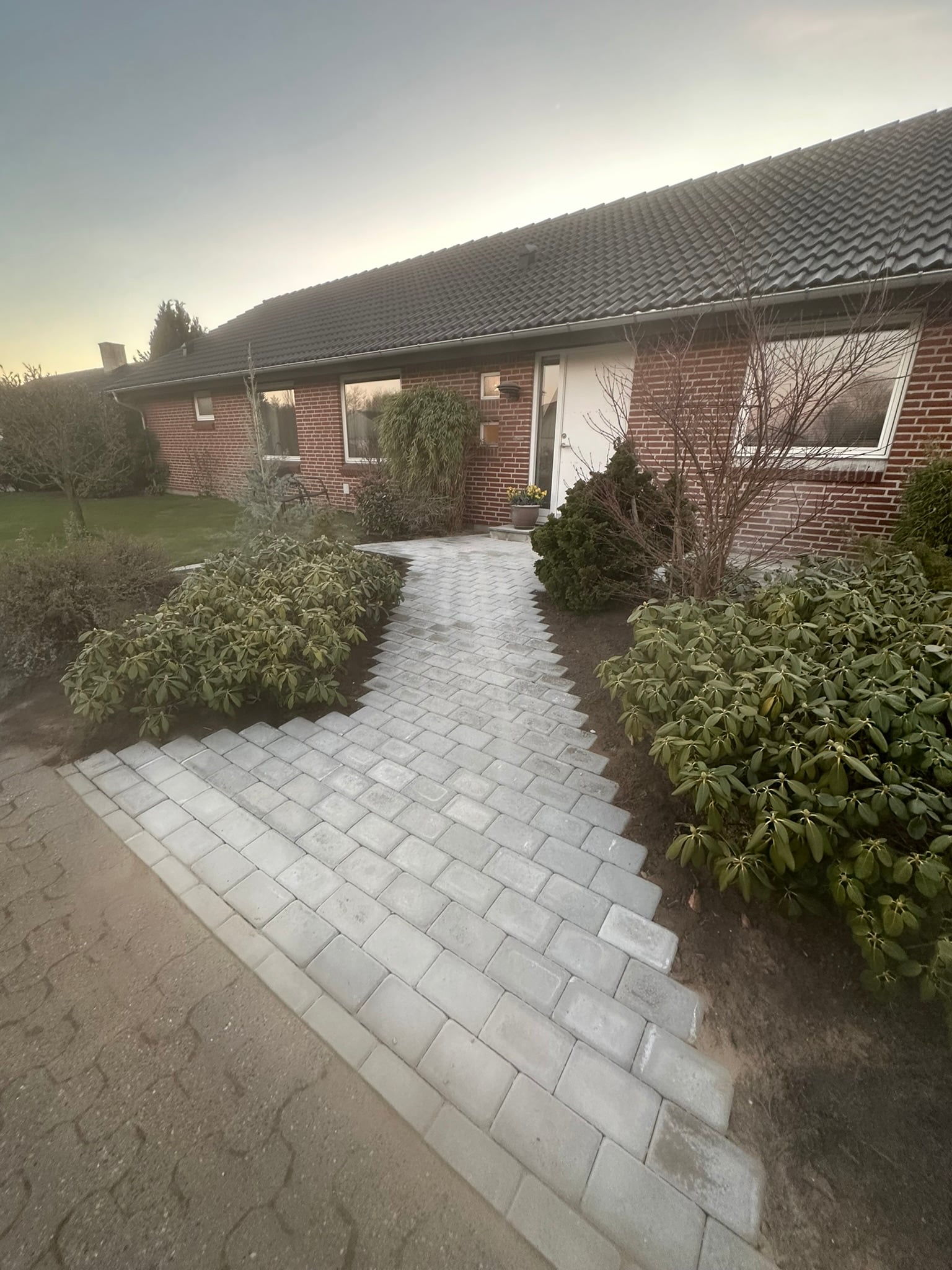 Belægning efter